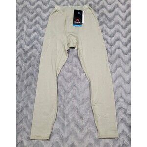 Polartec Mens XS Regular Tan Mid Weight Cold Weather Power Dry Drawers Pants NWT